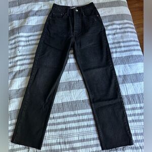 ZARA Straight Leg Black Pants